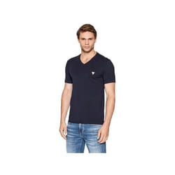 T-shirt col V Guess VN Core - smart blue - XL