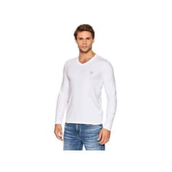 T shirt Guess Homme Vn Core Blanc Coton