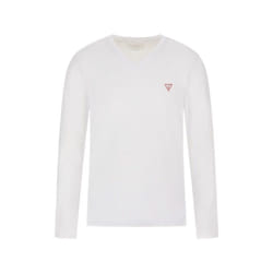 Tshirt col V stretch éco friendly  -  Guess jeans - Homme