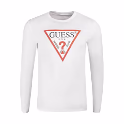 TShirt ML slim fit logo iconique - Guess jeans - Homme