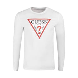 TShirt ML slim fit logo iconique  -  Guess jeans - Homme
