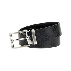 GUESS Ceinture noir pour homme - Vezzola Reversible And Adjustable Belt 246943