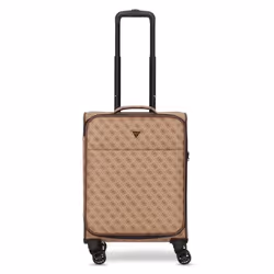 Guess Vezzola Travel 4 roulettes Trolley de cabine 56 cm beige-brown