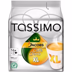 TASSIMO Caffe Crema XL, Capsule de café, Café-crème, T DISC, 16 tasses, 16 pièce(s)