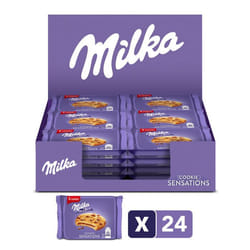 Milka - 24 Sachets de 2 Cookies Aux Papites de Chocolat - Format Pocket - (24x52g)