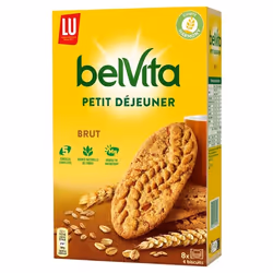 Belvita LU - 6 sachets de Belvita Original - Biscuits petit déjeuner brut de céréales - (400g)