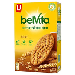 Belvita LU - 6 sachets de Belvita Original - Biscuits petit déjeuner brut de céréales - (400g)