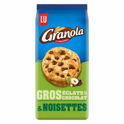 Granola De Lu - Cookie Extra au Chocolat et Noisettes - Format Extra - (184g)