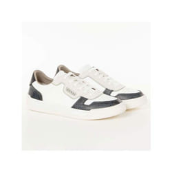 Basket Guess Homme Essentials Blanc cuir