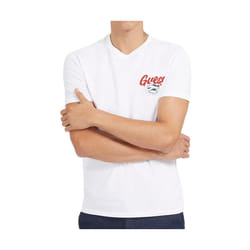 T-shirt Blanc Homme Guess Italic