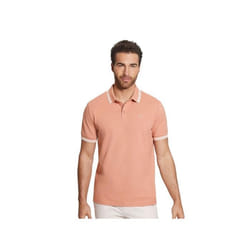Polo Guess Homme Sport pique Rose Coton