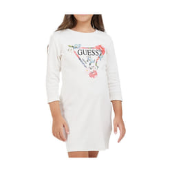 Robe t-shirt manches 3/4 fille Guess Interlock