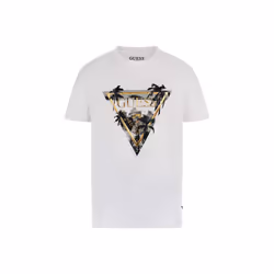 T shirt Guess Homme oasis Blanc Coton
