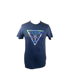 T-shirt Guess Bsc Iridescent Foil - smart blue - XS