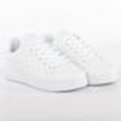 Basket Guess Femme Reea Blanc cuir