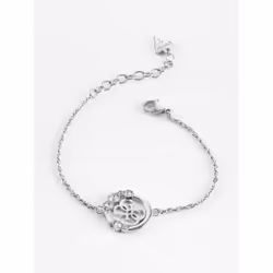 GUESS pure light, Bracelet à mailles, Fantaisie et contes de fée, Femelle, Acier inoxydable