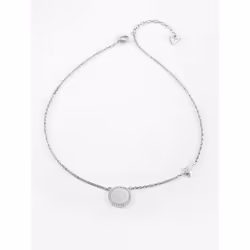 GUESS round harmony, Collier de perles, Femelle, Acier inoxydable