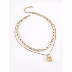 GUESS Keep Me Close, Collier à chaîne, Femelle, Acier inoxydable
