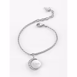 GUESS moon phases, Bracelet à mailles, Femelle, Acier inoxydable