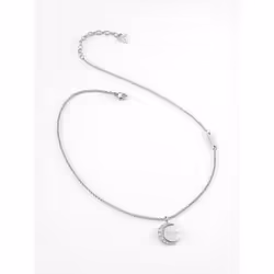 GUESS Moon Phases, Collier à chaîne, Femelle, Acier inoxydable