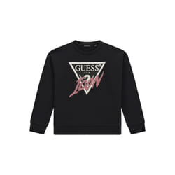 Sweat iconique strass  -  Guess jeans - Enfant