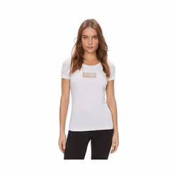 TShirt stretch logo strassé - Guess jeans - Femme