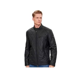 Veste Guess Homme Quilted Noir Polyester