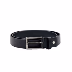 Ceinture Guess Homme Classic relief Noir Polyurethane