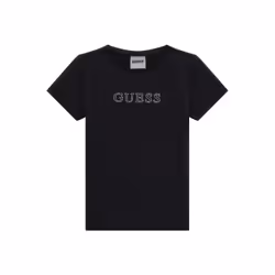 TShirt MC logo strass - Guess jeans - Enfant