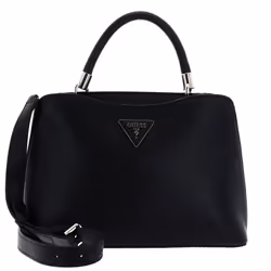 Sac à épaule - GUESS - Gizele Compartment Satchel - Noir - 100% polyuréthane - 29x20x8 cm