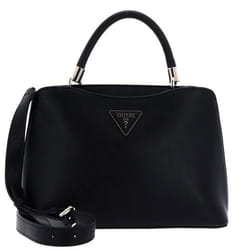 Sac à épaule - GUESS - Gizele Compartment Satchel - Noir - 100% polyuréthane - 29x20x8 cm