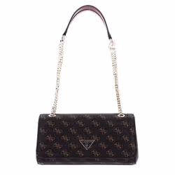 Sac à épaule bandoulière - GUESS - Noelle Covertible Xbody - Marron - 100% polyuréthane - 23x14x6 cm