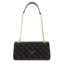 Sac à épaule bandoulière - GUESS - Noelle Covertible Xbody - Marron - 100% polyuréthane - 23x14x6 cm