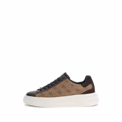 Basket - Guess - Homme - elba - Beige - Simili Cuir