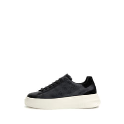 Sneakers monogramme cuir PU  -  Guess jeans