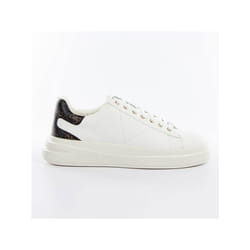 Basket Guess Homme Elba Blanc Simili Cuir
