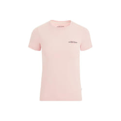 T shirt Guess Femme Slim print Rose Coton