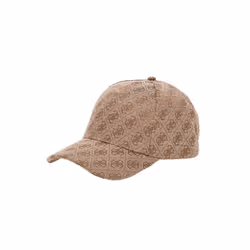 Casquette - GUESS - Latte Logo - Marron clair - 100% polyester - Mixte