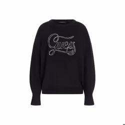 Pull logo sequins  -  Guess jeans - Femme