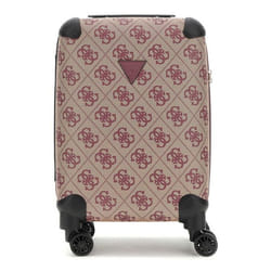 GUESS Valise beige violet pour femme - 18 in 8-Wheeler S Claret Logo 281095