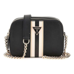 Sac à épaule bandoulière - GUESS - Noelle - Noir - 2 compartiments - 100% polyuréthane