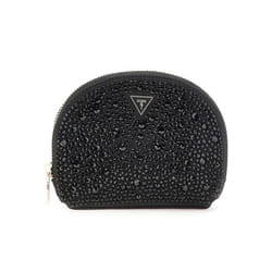 Pochette - GUESS - Dome Pouch S - Noir - Pierre ornementale - Pratique