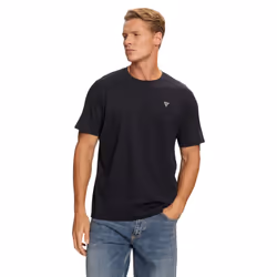 TShirt coton uni patch logo  -  Guess jeans