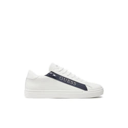 Baskets logo zip cuir PU  -  Guess jeans - Homme
