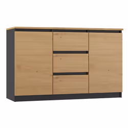 Voici une commode fonctionnelle et pratique pour sublimer l'intérieur de votre chambre, de votre salon ou de votre chambre d' ...