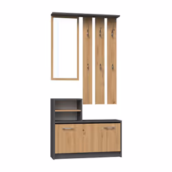 Description générale Le meuble d'entrée Vittoria est une solution pratique et élégante pour organiser votre espace. Il dispos ...