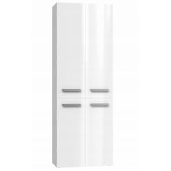 Topeshop - ellos Armoire de salle de bain avec deux paniers Poignées minimalistes Dimensions : 174x60x30 Colonne de rangement