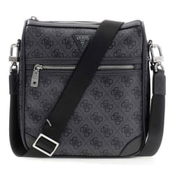GUESS Sac à épaule bandoulière gris foncé noir pour homme - Milano Crossbody 2 Black / Antracite 338763