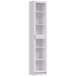 Élégante et fonctionnelle, la vitrine Perry est un excellent choix pour ranger les services de porcelaine, les livres, les ac ...