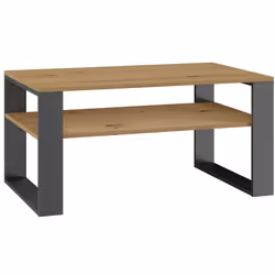 Donnez un air de loft New Yorkais à votre intérieur avec cette table au style industriel. Sa finition et des pieds massifs lu ...